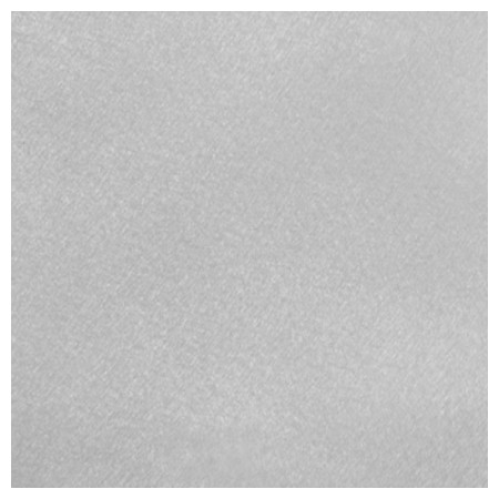 Image of buffed finish on cast metal letters