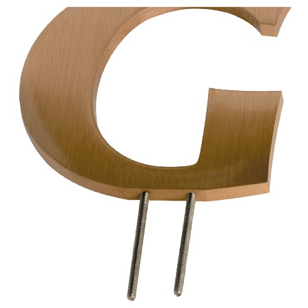 Image of 3c - Flush Mount for Cast Metal Letters