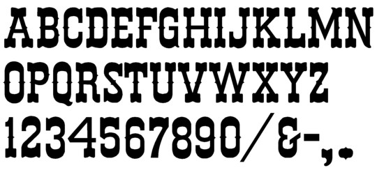 Image of our Barnum Classic font Formed Plastic Letter