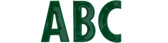 Image of Gatorfoam Office Wall Lettering in futura-condensed font style.