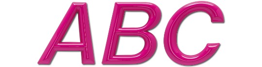 Image of Gatorfoam Office Wall Lettering in helvetica-italic-round font style.