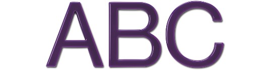 Image of Gatorfoam Office Wall Lettering in helvetica-light font style.