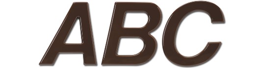 Image of Gatorfoam Office Wall Lettering in helvetica-medium-italic font style.