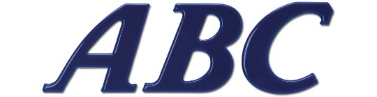 Image of Gatorfoam Office Wall Lettering in herman-italic font style.