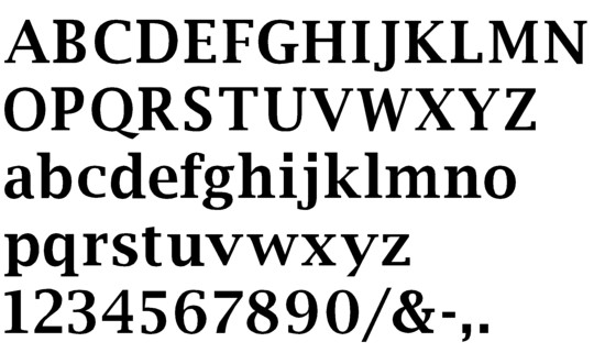 Image of our Lotus Bold font Formed Plastic Letter