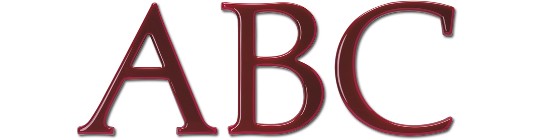 Image of Gatorfoam Office Wall Lettering in palatino font style.