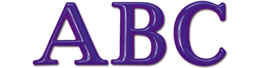 Image of Gatorfoam Office Wall Lettering in roman-neo-sb font style.