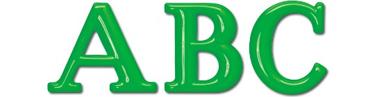 Image of Gatorfoam Office Wall Lettering in roman-round font style.