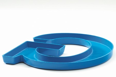 Image of 1A-Plain mounting for Formed Plastic Letters