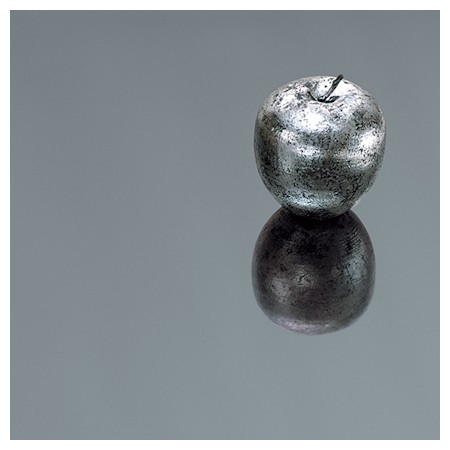 Image of Number 911 Gemini Polished Smoked Aluminum metal laminate for acrylic.