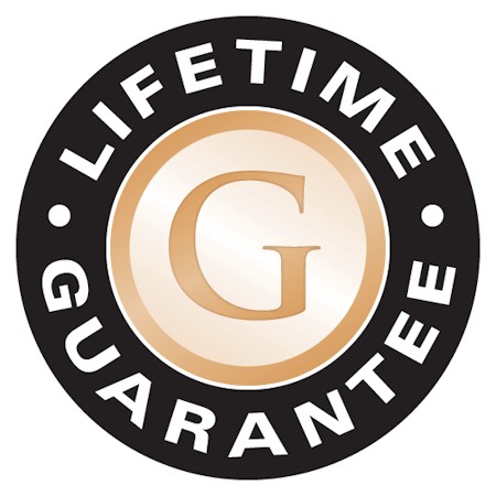Lifetime warranty on Gemini Kegger font style letters