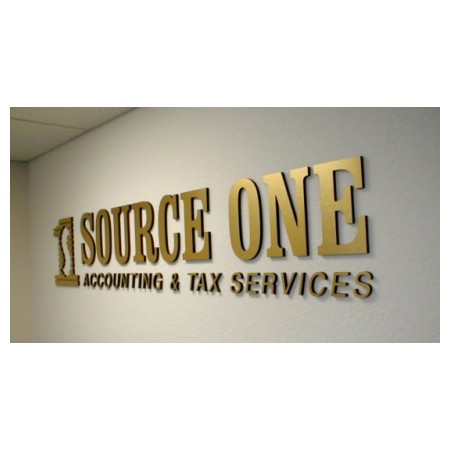 examples of 3 dimensional lettering using metal laminated gatorfoam letters. Our Foam Letters, Logos & Graphics are light weight and durable. Gatorfoam is constructed of a high density foam core with a hard smooth surface on the front and back. Gatorfoam Letters, Logos & Graphics are available in unpainted factory black and white or painted with a matte or gloss finish. Gatorfoam Letters, Logos & Graphics can also be painted with a gloss face and contrasting edge color. Gatorfoam Letters, Logos & Graphics can be created for interior wall lettering or exterior building letters.